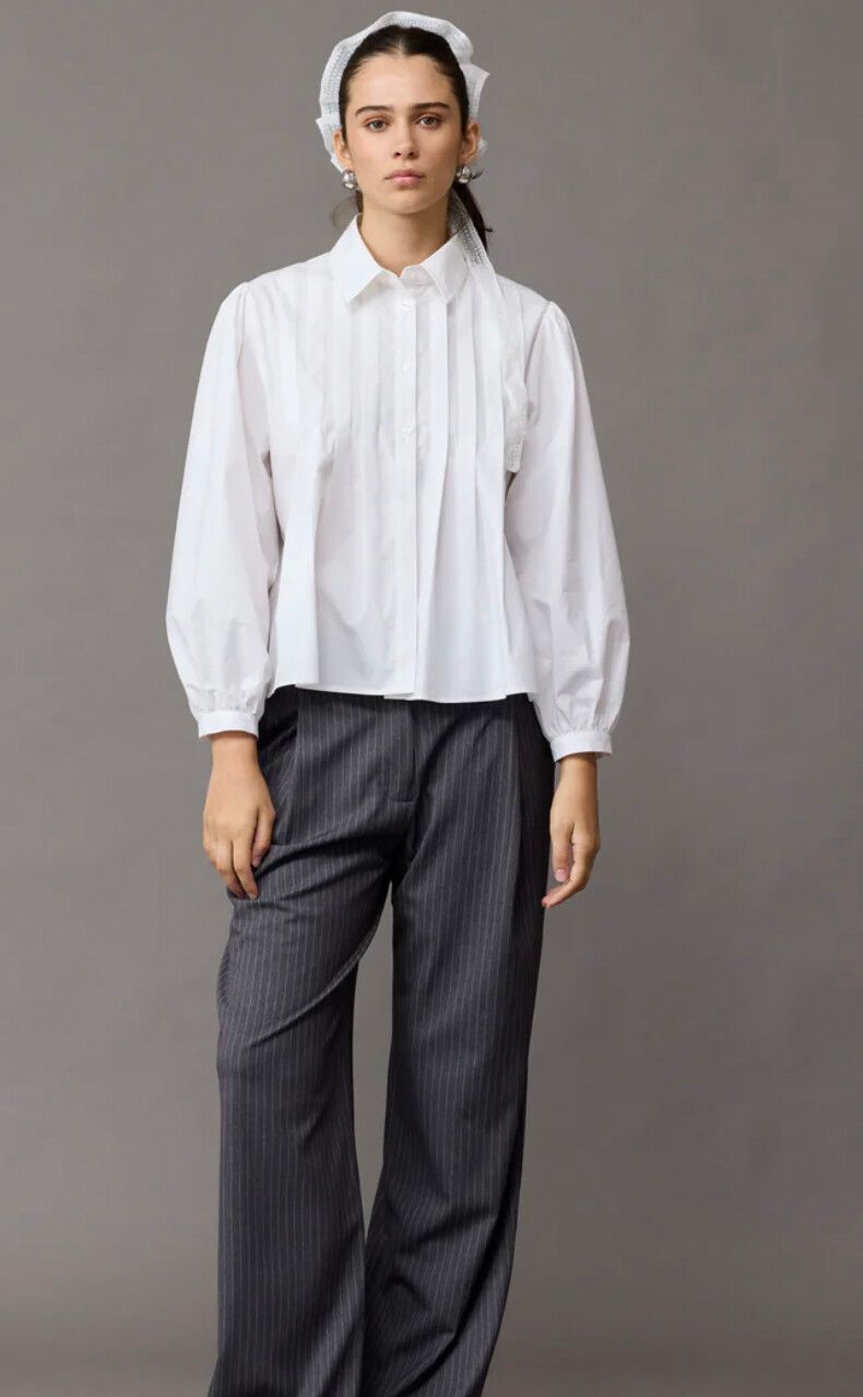 Ruby Rue Pinstripe Trousers