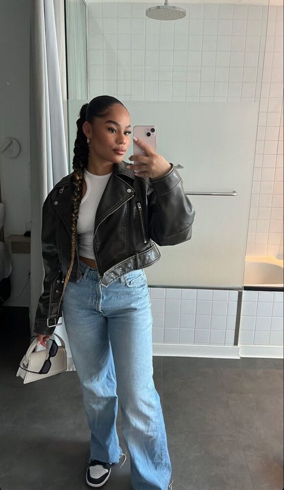 Zara leather jacket