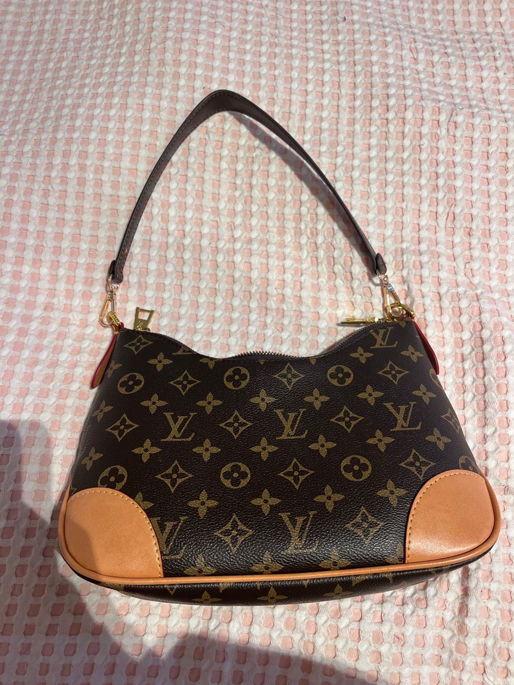 brown shoulder bag