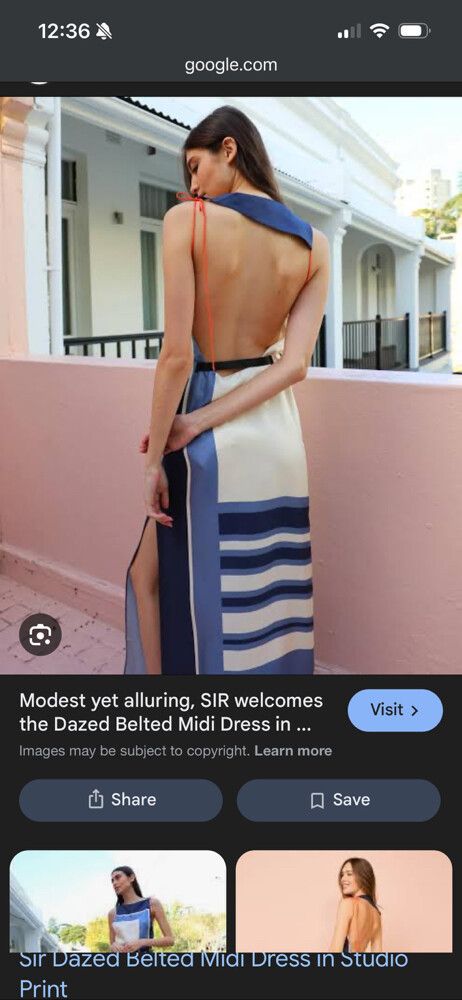 Sir Dazed Belted dress