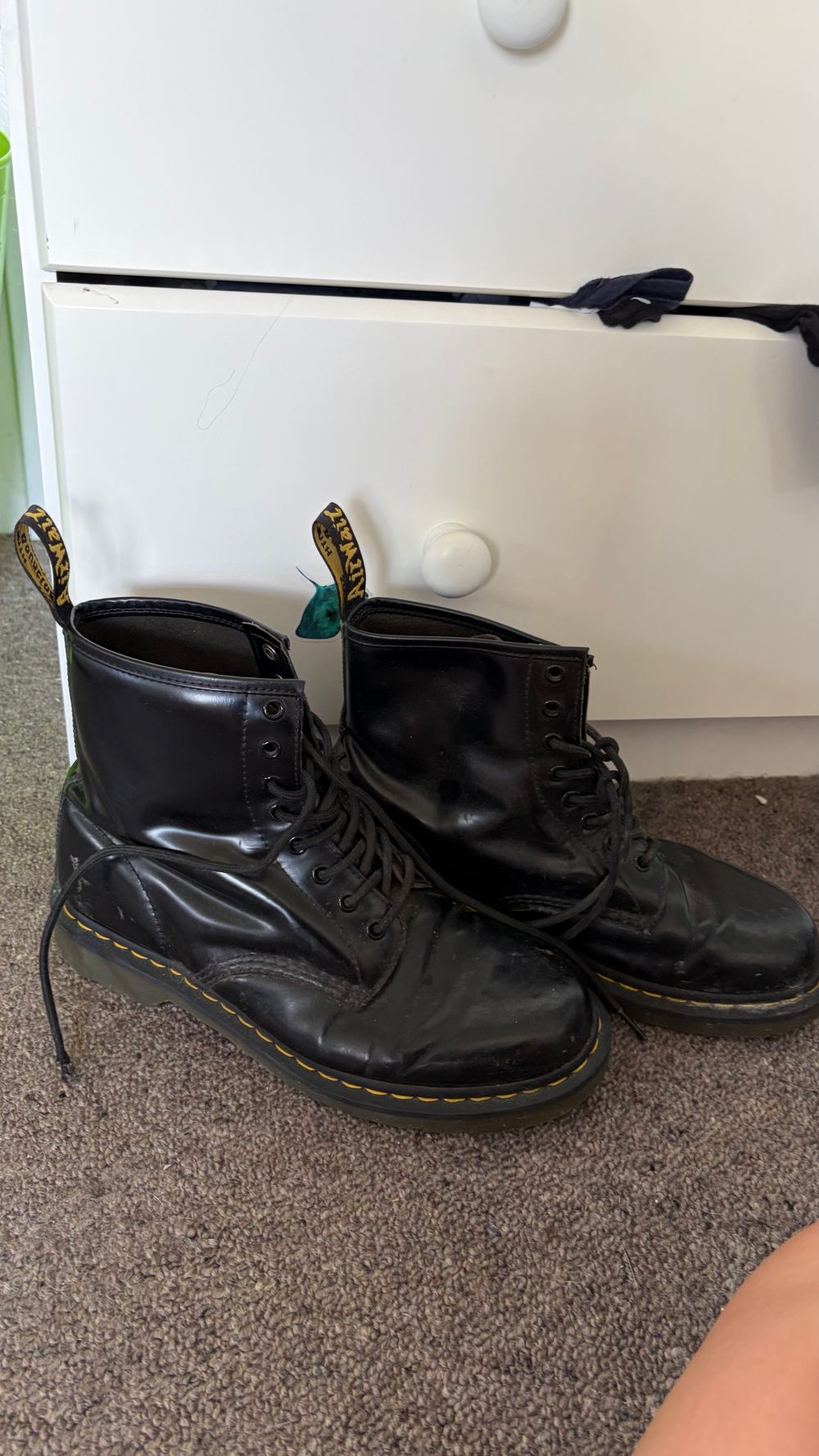 Dr. Martens Black Leather Boots