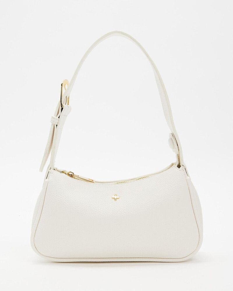 peta & Jain white shoulder bag