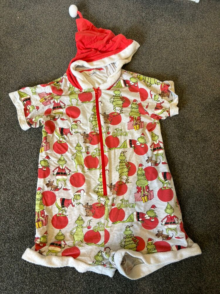Peter Alexander Grey Grinch Playsuit