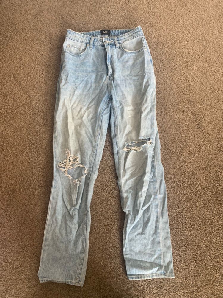 Lee Ripped Straight Leg Jeans