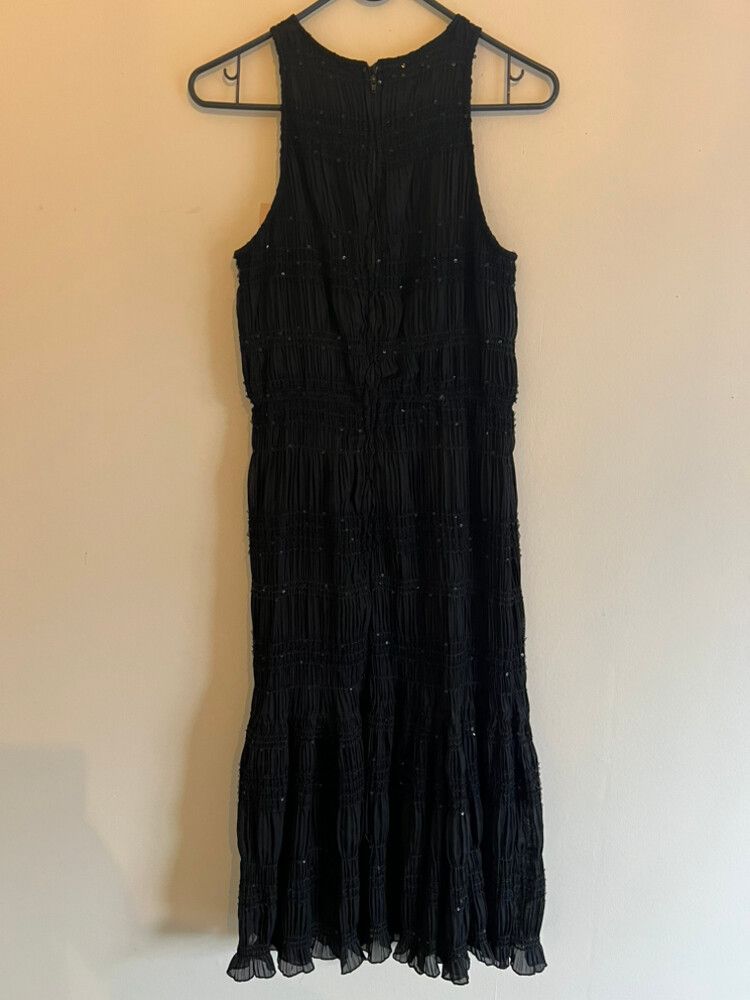 Keepsake Naive Midi Dress Black Sequins