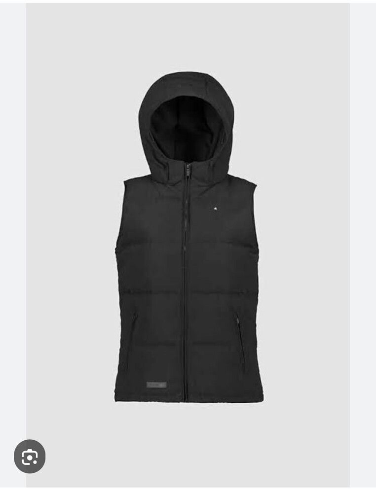 Huffer Black Puffer Vest