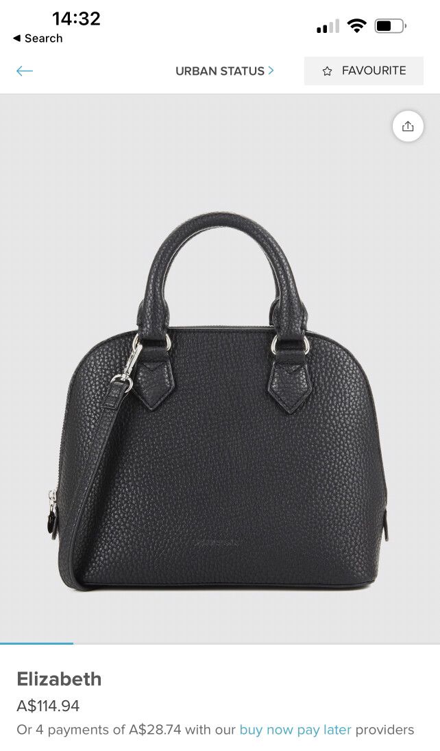 urban status elizabeth bag