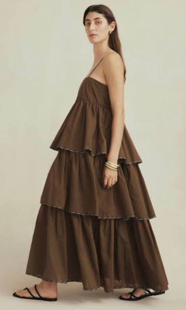 marle brown dress Sartoria Mini Dress | Chocolate Marle Brown main image 1