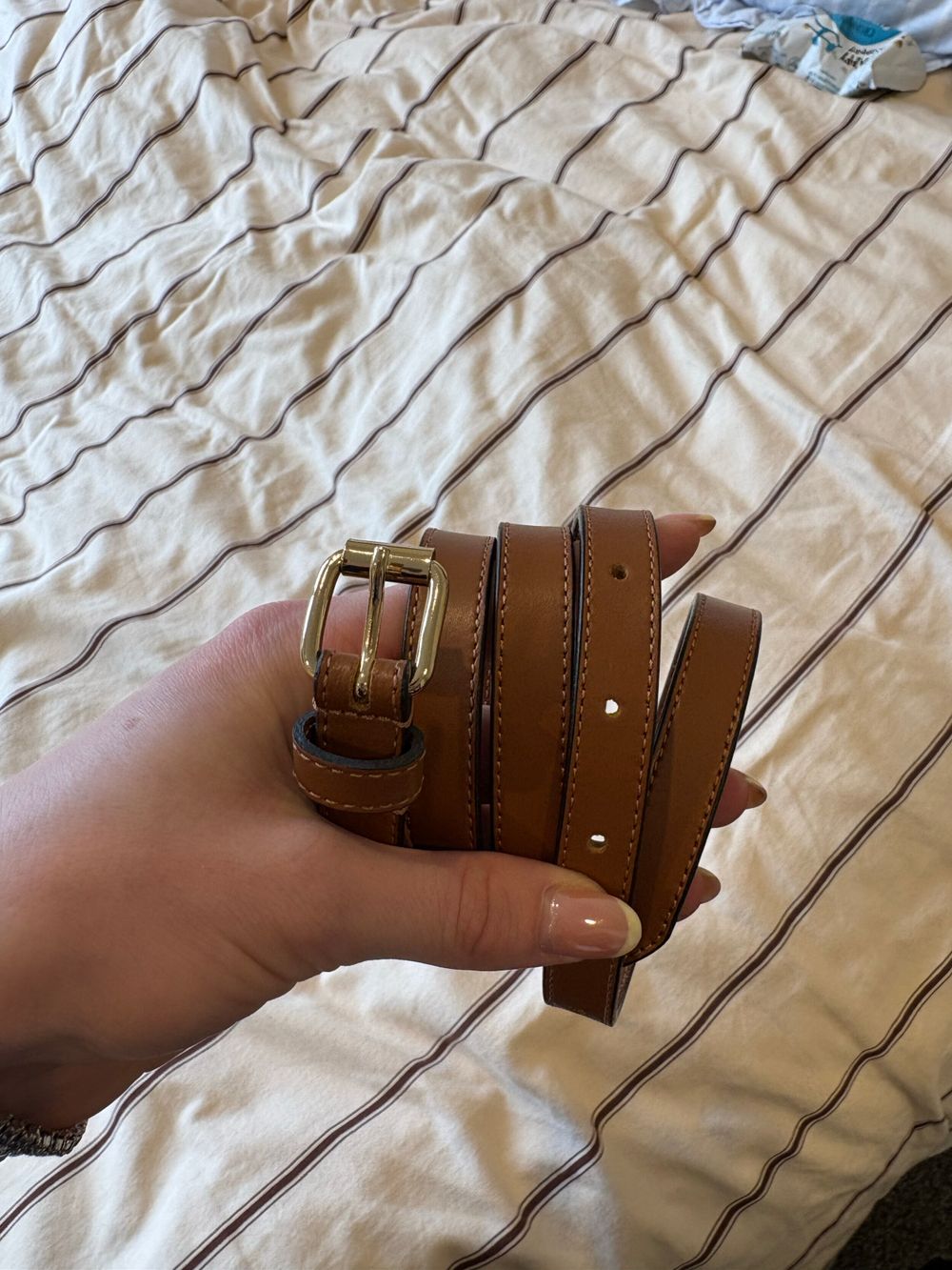 Kate Sylvester Brown Leather Belt