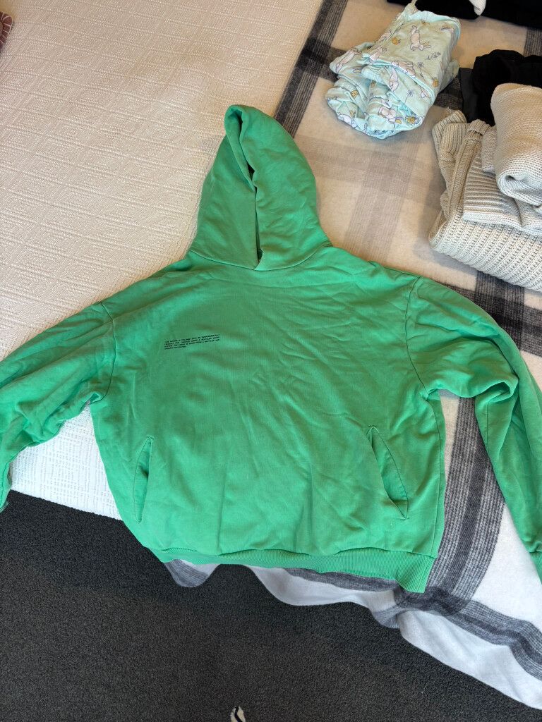 Pangaia Green Hoodie Size S