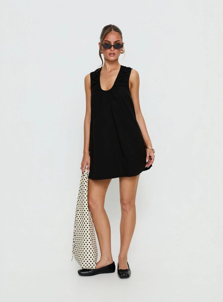 Princess Polly Black Mini Dress