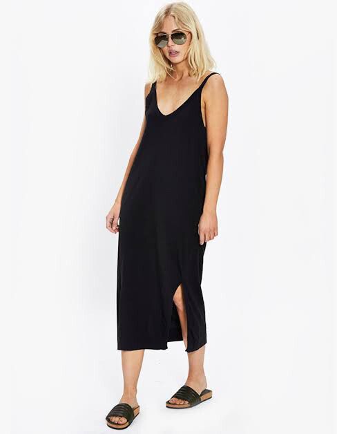 knee length smocked dress Johna Smocked Midi Dress main image 0