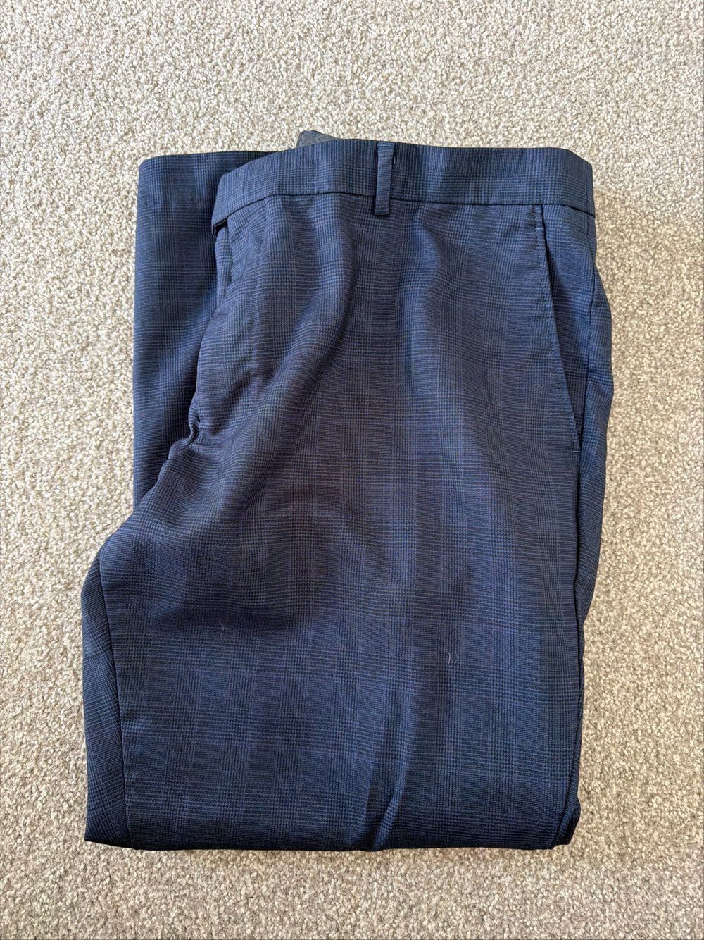 Tarocash Blue Plaid Pants