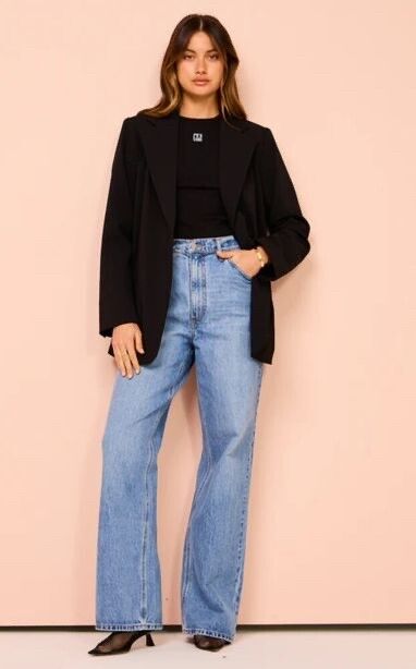 By Nicola Bambi Black Blazer Size 8 - Coco & Lola