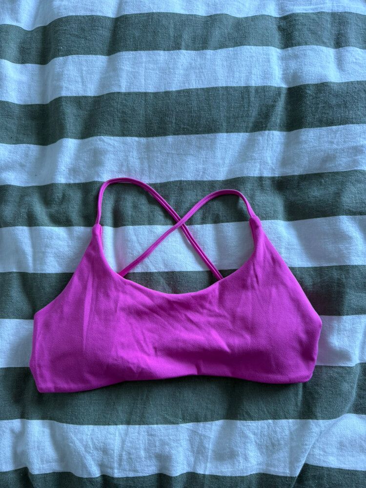 Crop Shop Boutique Pink Sports Bra
