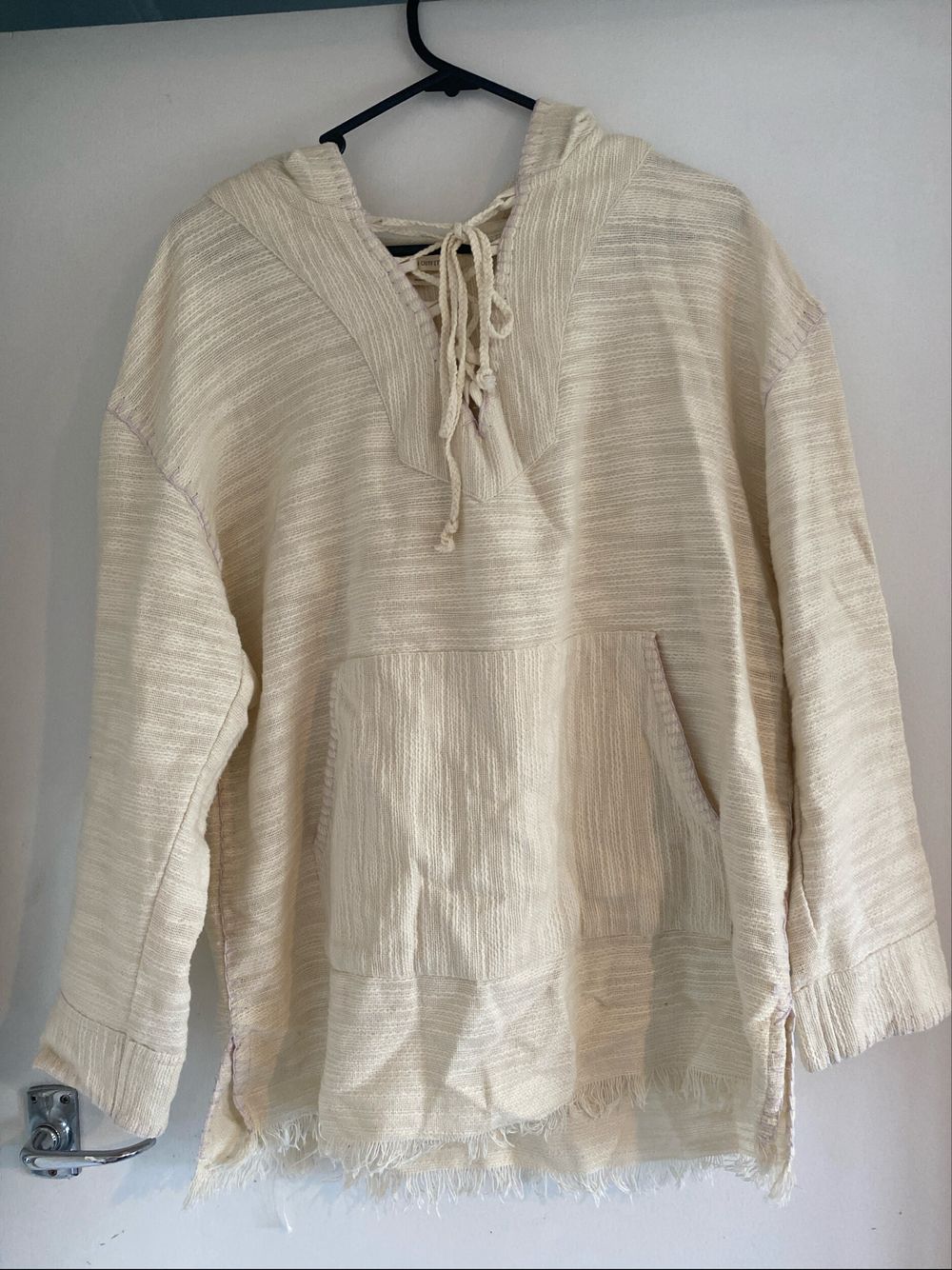 Urban Outfitters Lace up cotton pullover