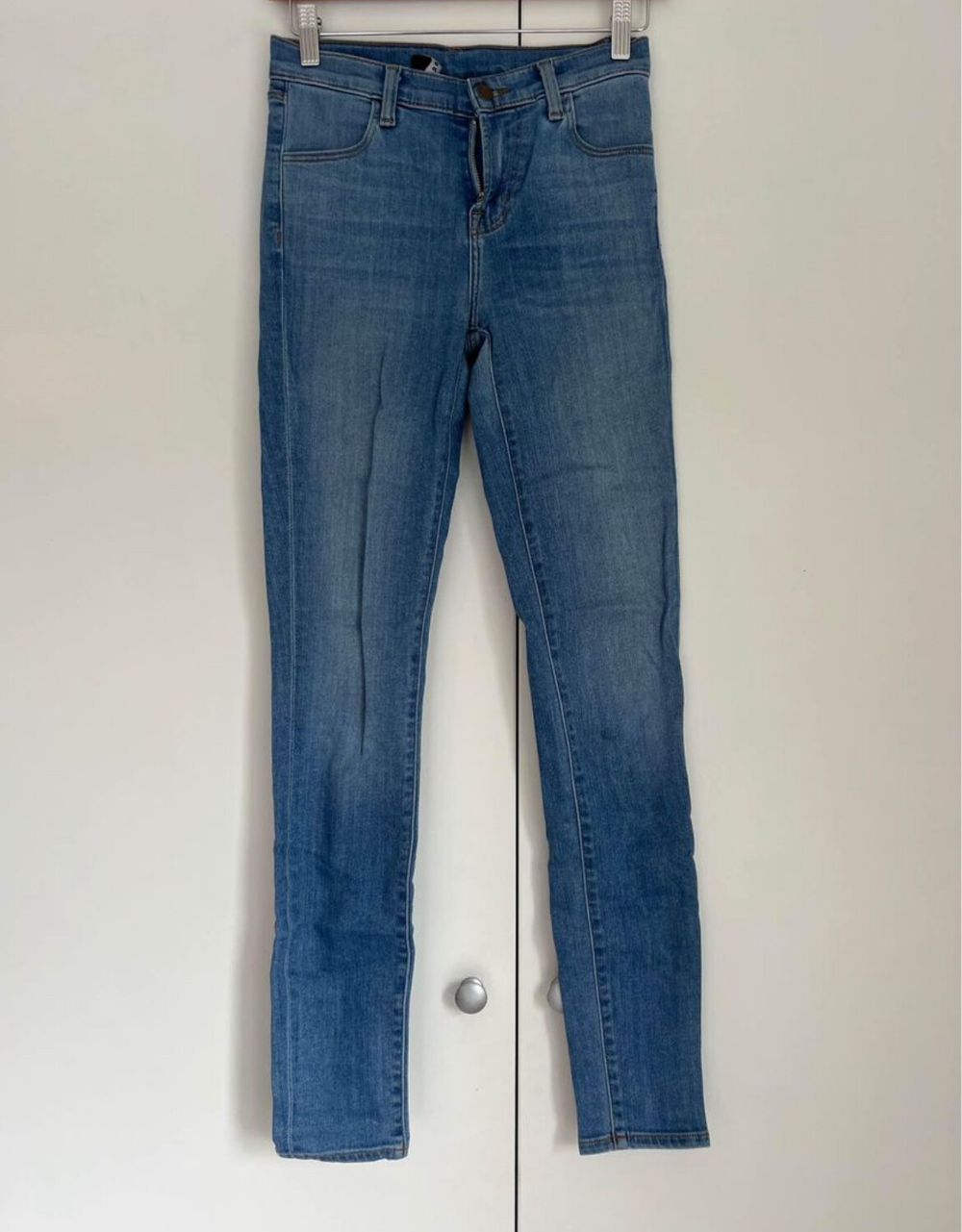 Light blue skinny jeans