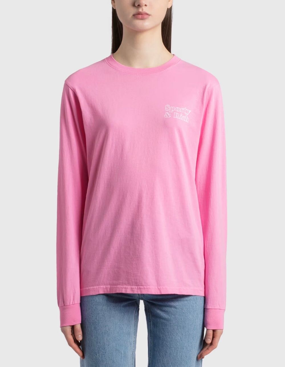 Sporty & Rich Pink Long Sleeve