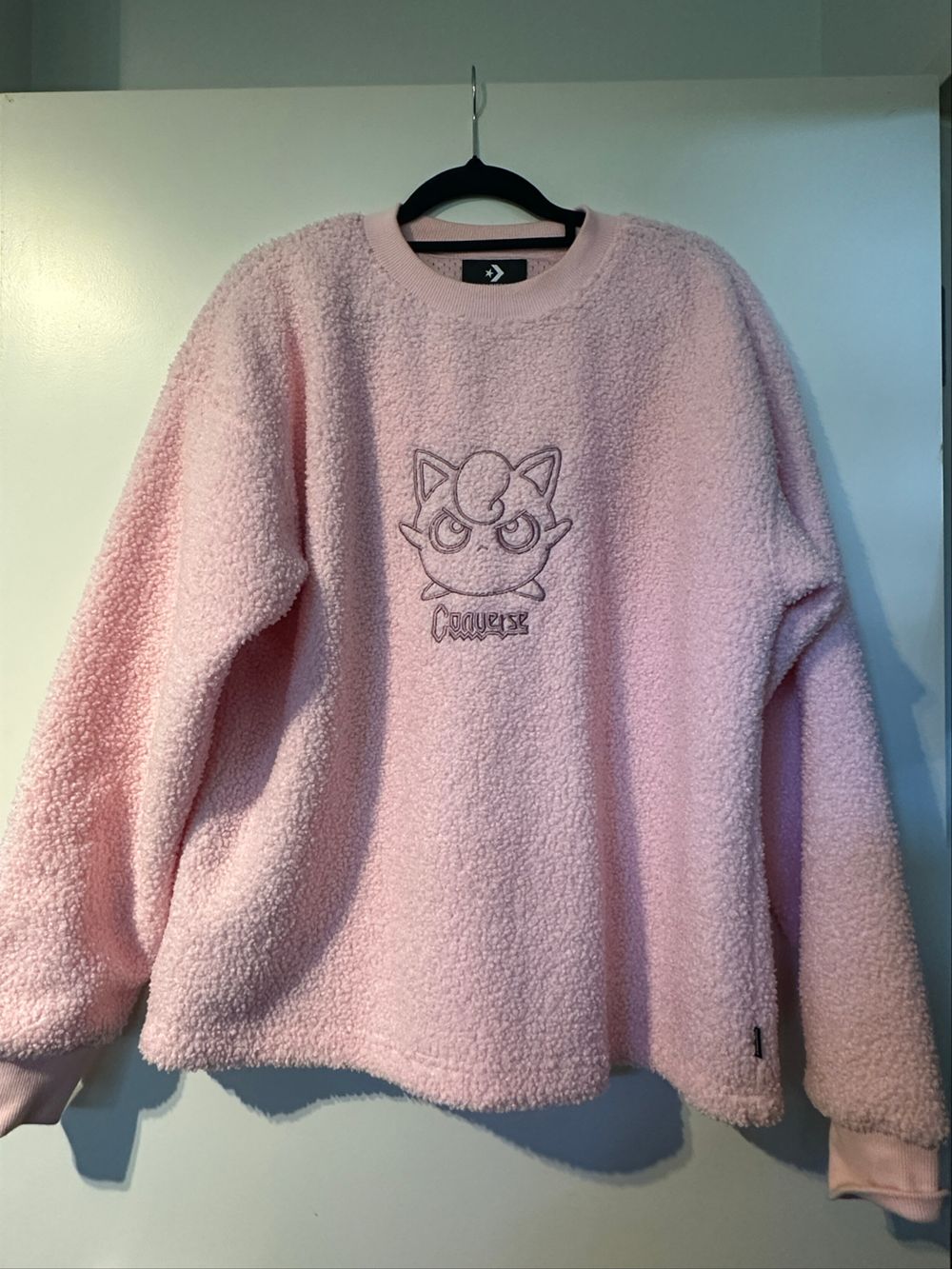 Converse x Pokémon Jigglypuff Sherpa Crewneck Sweater