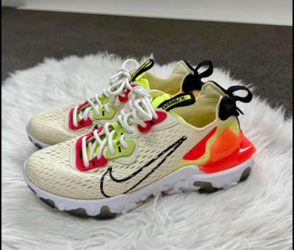 nike react pale ivory