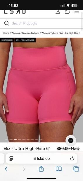 LSKD PINK SHORTS