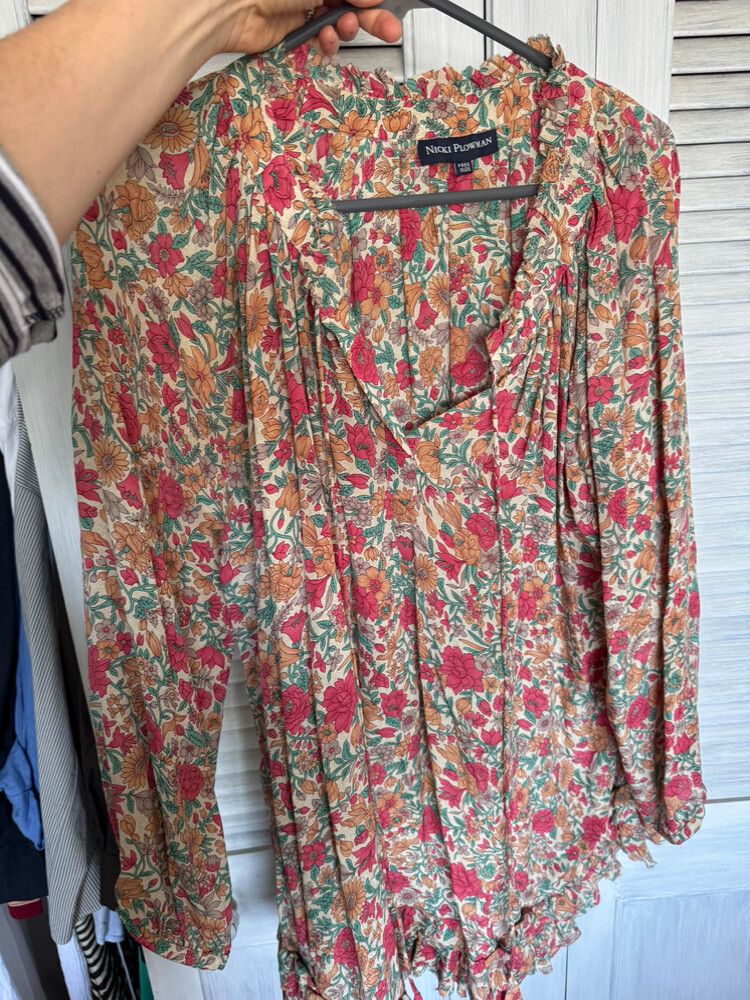 Nicki Plowman Floral Top