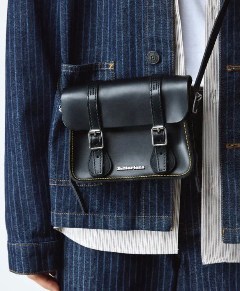 Dr. Martens Black 7” Crossbody Bag