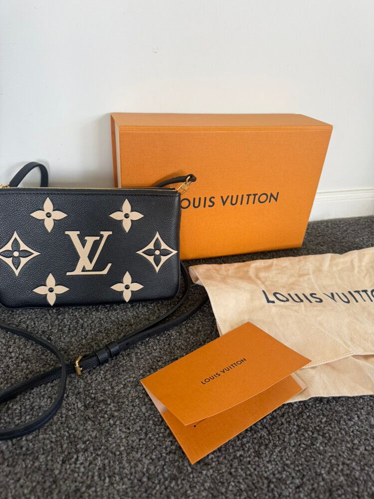 Louis Vuitton Double Zip Pochette (Box, Bag, Receipt included)