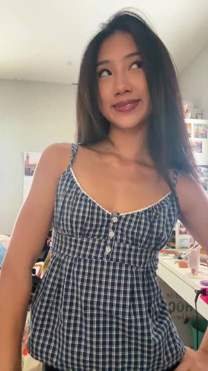 brandy melville blue plaid dress Edith Plaid Tank