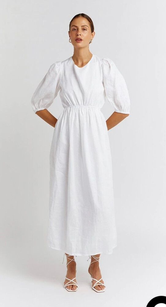 chinese dress ladies Claudia Black Linen Slip Dress – Love to Be main image 0