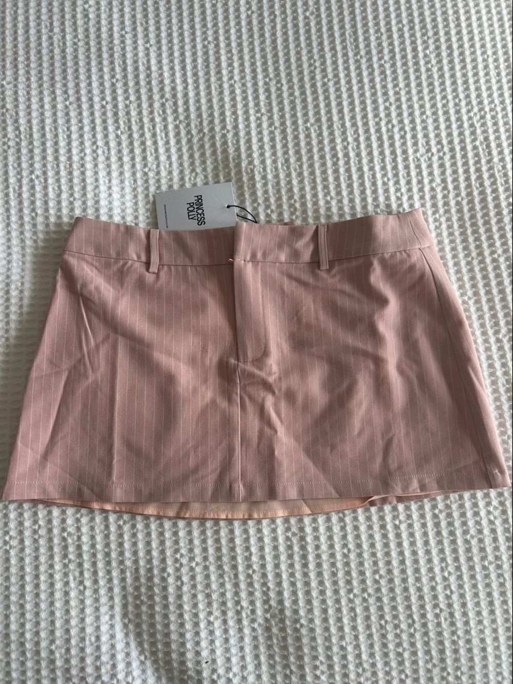 Princess Polly Pink Pinstripe Mini Skirt