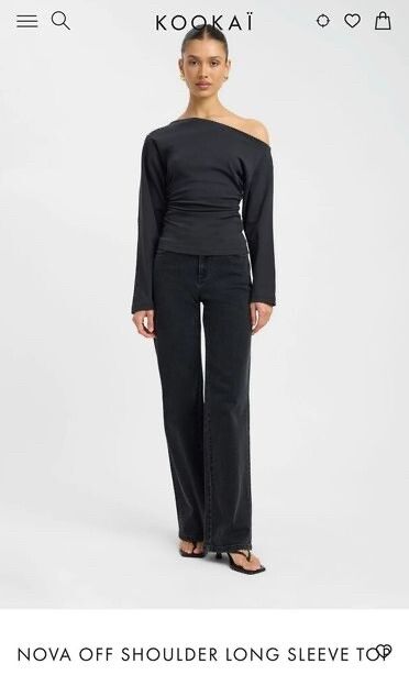 Kookai Nova off the Shoulder Top