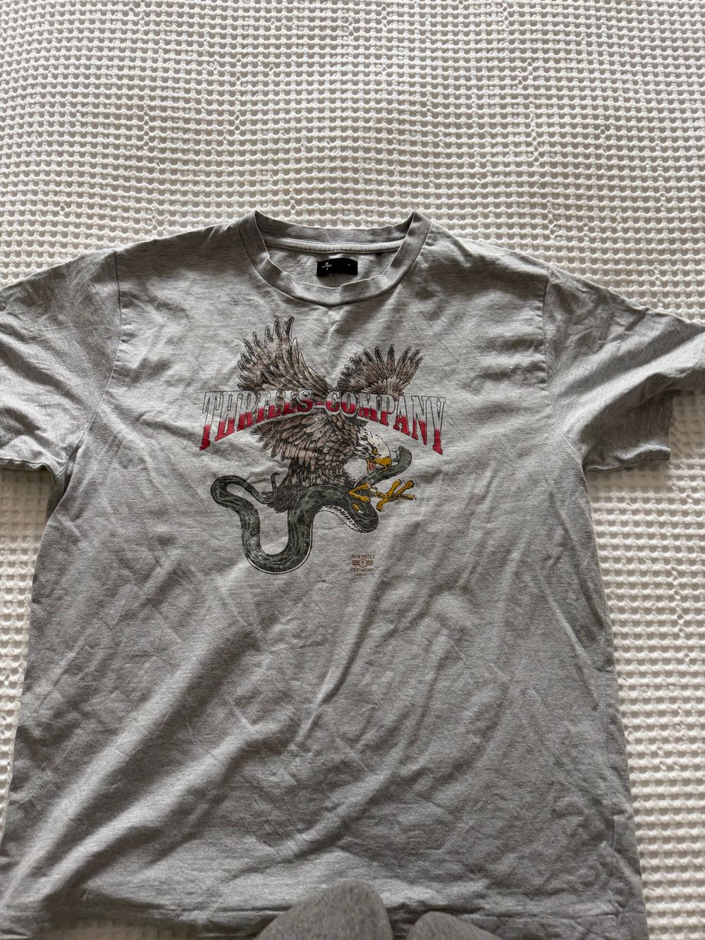 THRILLS Grey Graphic T-Shirt