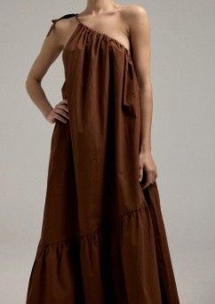Marle William Dress - Brick