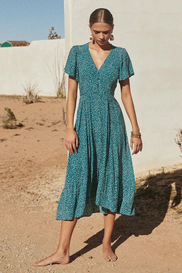 mister zimi green dress Poolside Mini Dress In Apple S