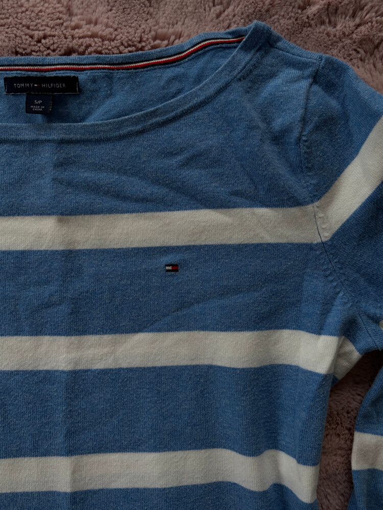 Tommy Hilfiger Blue Striped Jumper