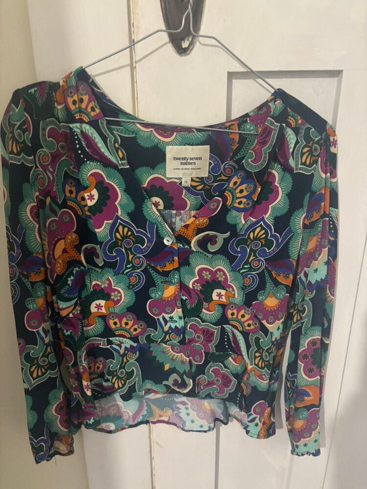 Twenty-Seven Names Floral Print top