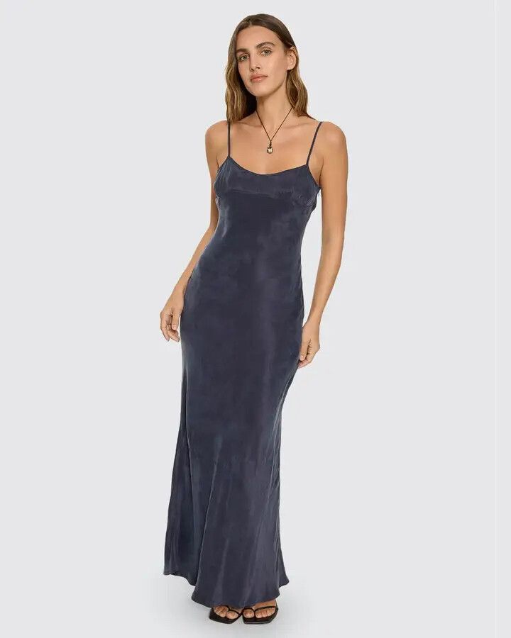 Thrills Maxi Dress in Navy