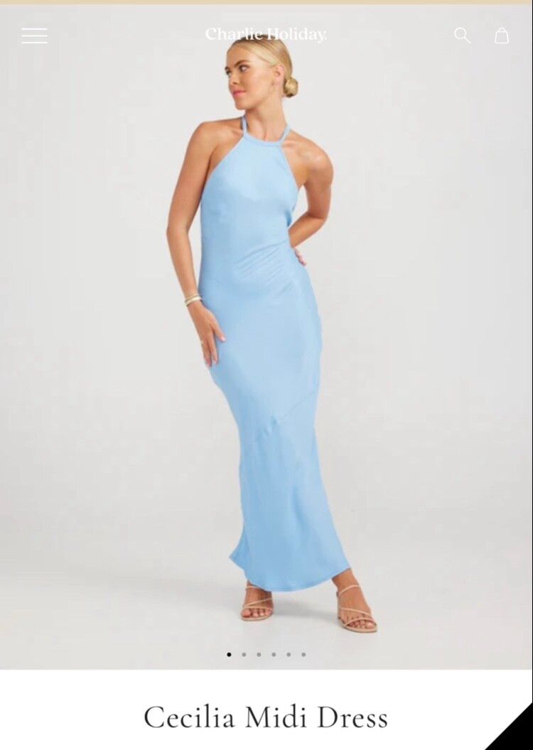 Charlie Holiday Light Blue Dress