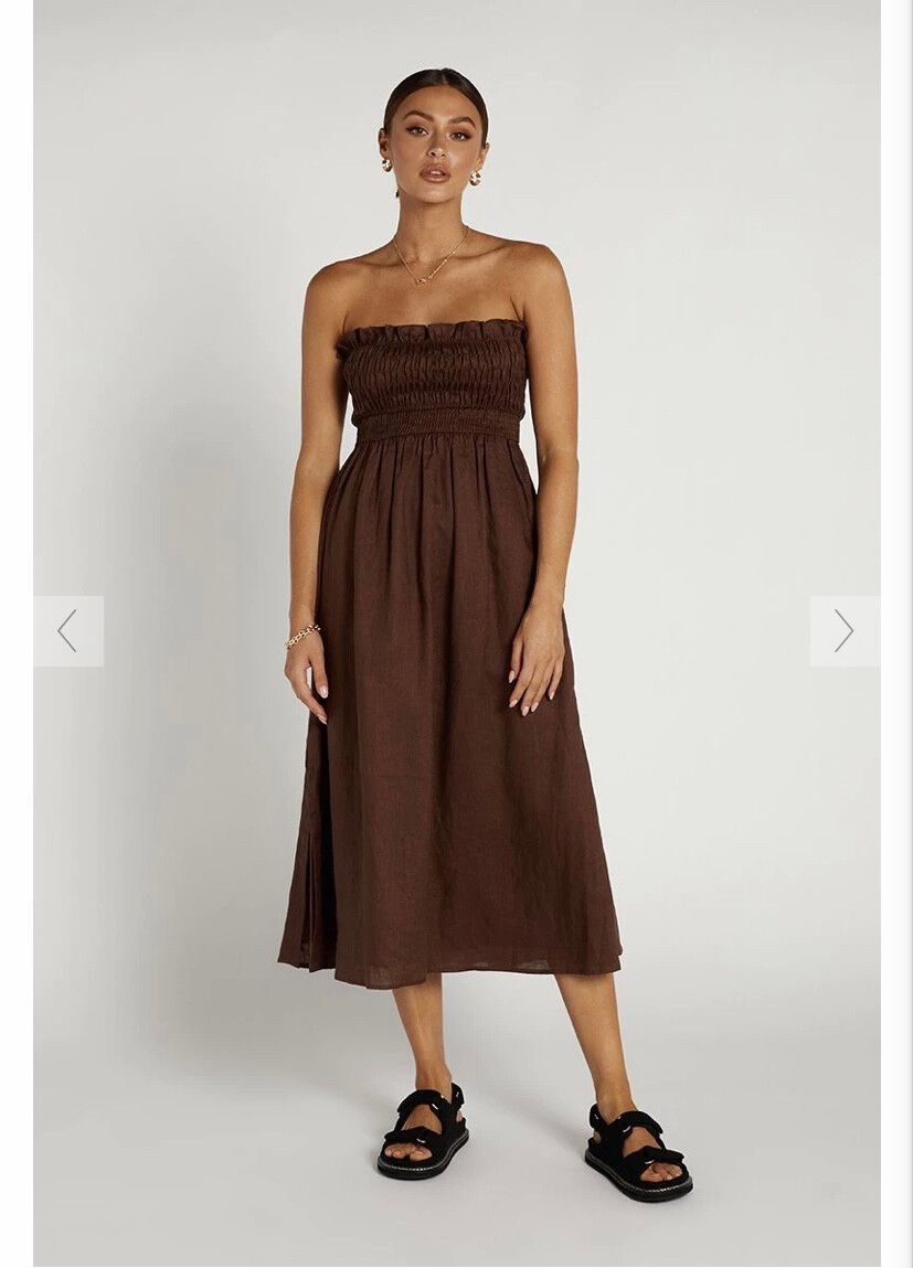 DISSH - Dissh Dress Brown on Designer Wardrobe DISSH - Dissh Dress Brown on Designer Wardrobe