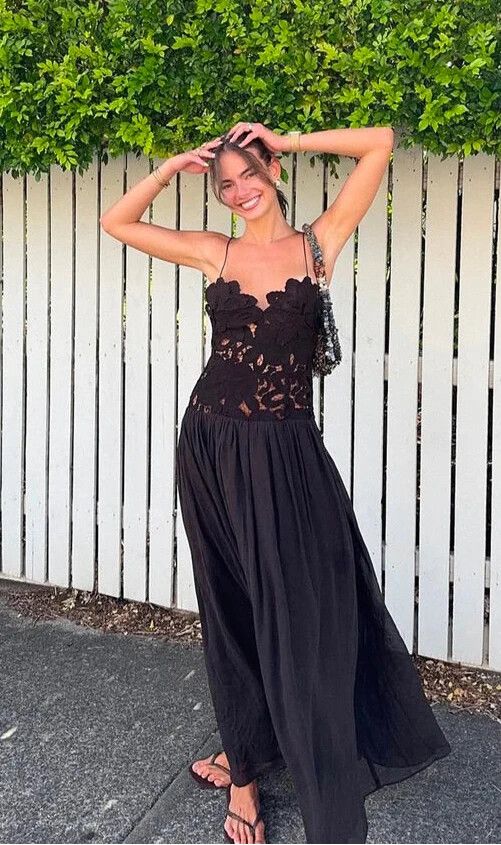 Stephanie Maxi Black