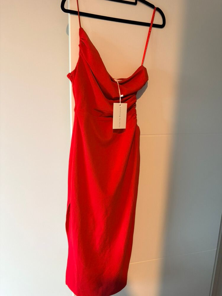 saints and secrets red dress Saints and Secrets red floral