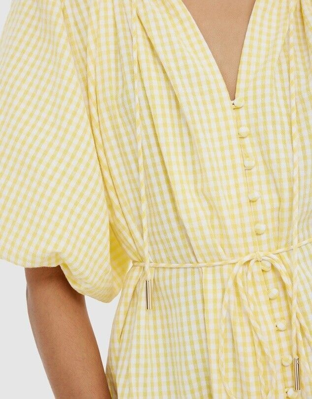 Miami Top in Citrus Gingham