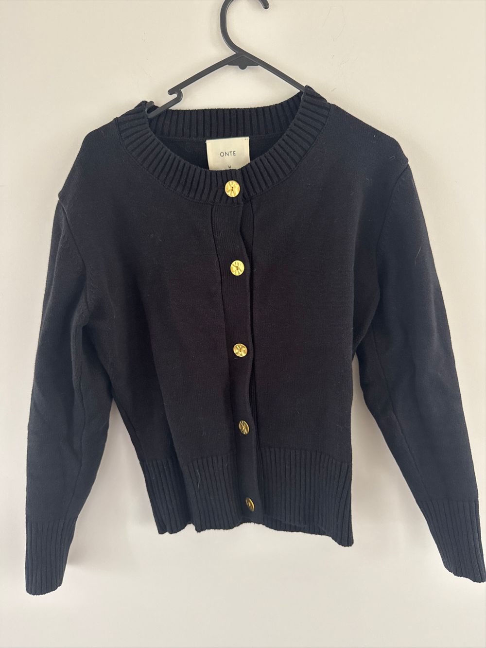 Onte Black Cardigan