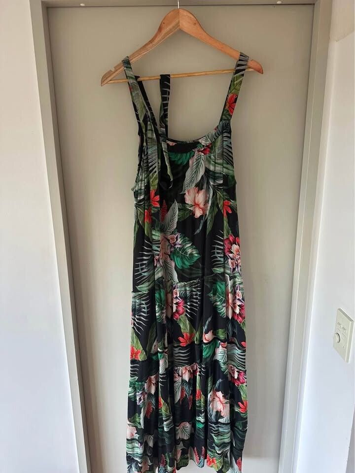 slim fit dress slacks Pamela Green Enchanting Ruffled Tiered Maxi Dress XL / Shorter Ver. (Height Less Than 155cm) main image 1