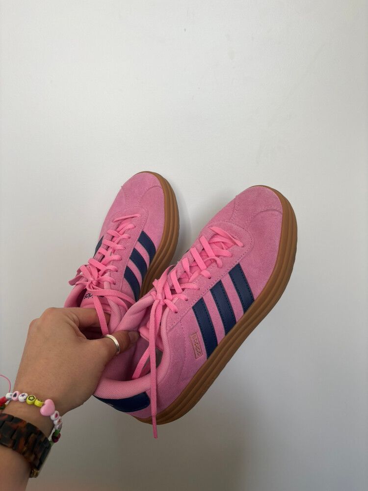 adidas gazelle silver green womens adidas Women's Originals Gazelle Bold "Sandy Pink"