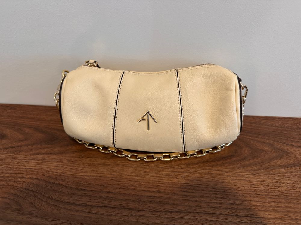 Manu Atelier mini cylinder bag