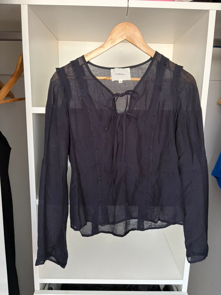 Mineral Navy Blouse