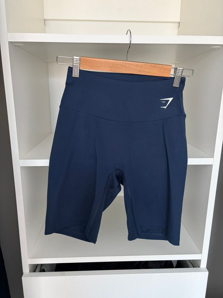 Gymshark Navy Bike Shorts