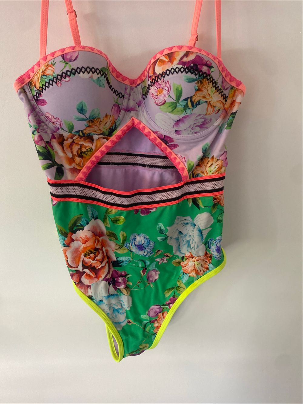 Multi-Floral One Piece Swimsuit
